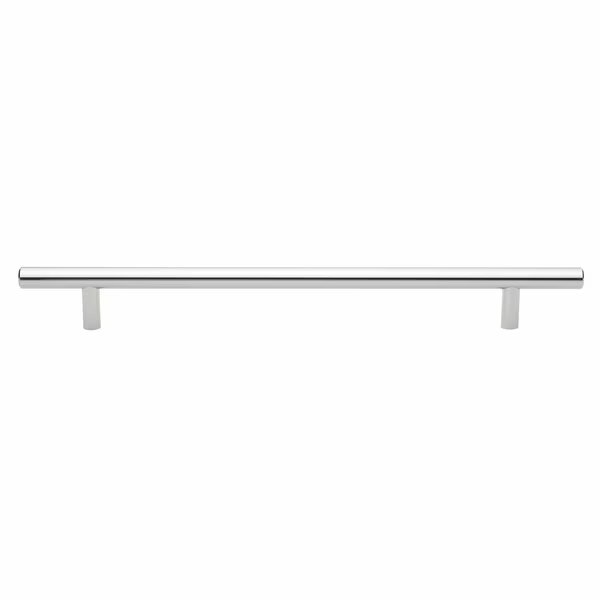 9 in. Center to Center Polished Chrome Solid Steel Bar Pull - 5012-228-PC, 25PK, Gliderite Hardware, Mfr#: 5012-228-PC-25